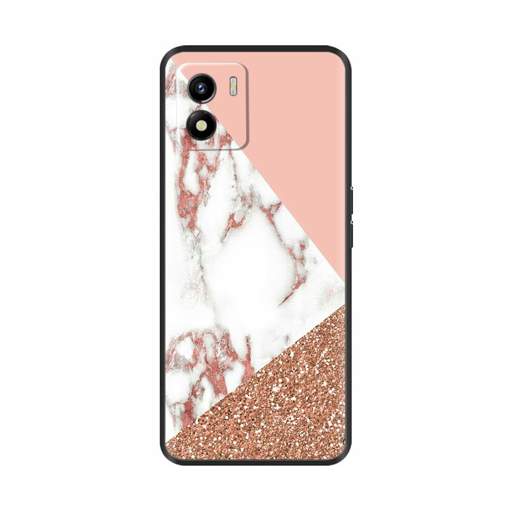 For Vivo Y01 Case Y01 2022 Soft Silicone Back Cover TPU Phone Case For Vivo Y01 Y 01 VivoY01 Cute Black Bumper Coque Shell Funda