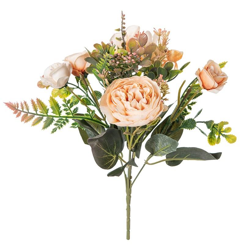 Artificial Peony Flowers Wedding Decorative Floristics Festival Wreaths Home Decoration Accessories Silk Hydrangea Fake Plants