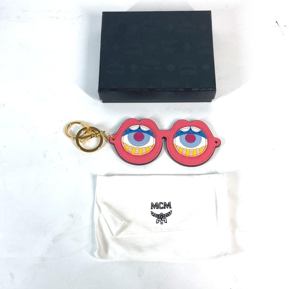 MCM CRAIG & KARL Collaboration Eyeglasses Design Bag Charm Key Holder Unused