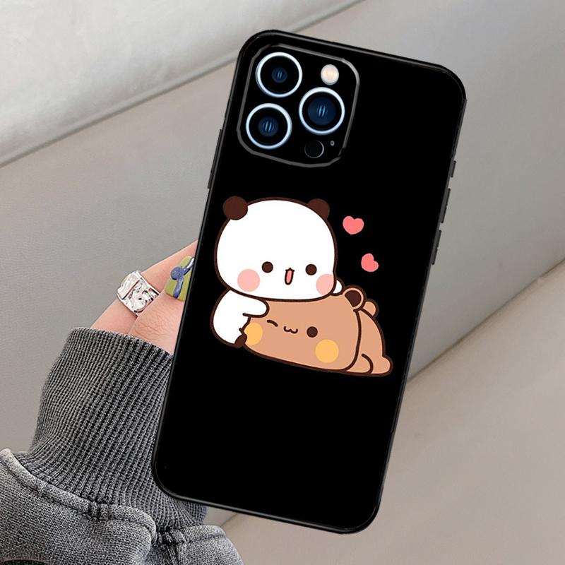 

Cute BuBu DuDu Phone Case For iPhone 16 15 14 12 11 13 17 Pro Max mini 15 16 Plus 16e 17 Air Funda Cover iPhone 15 Pro