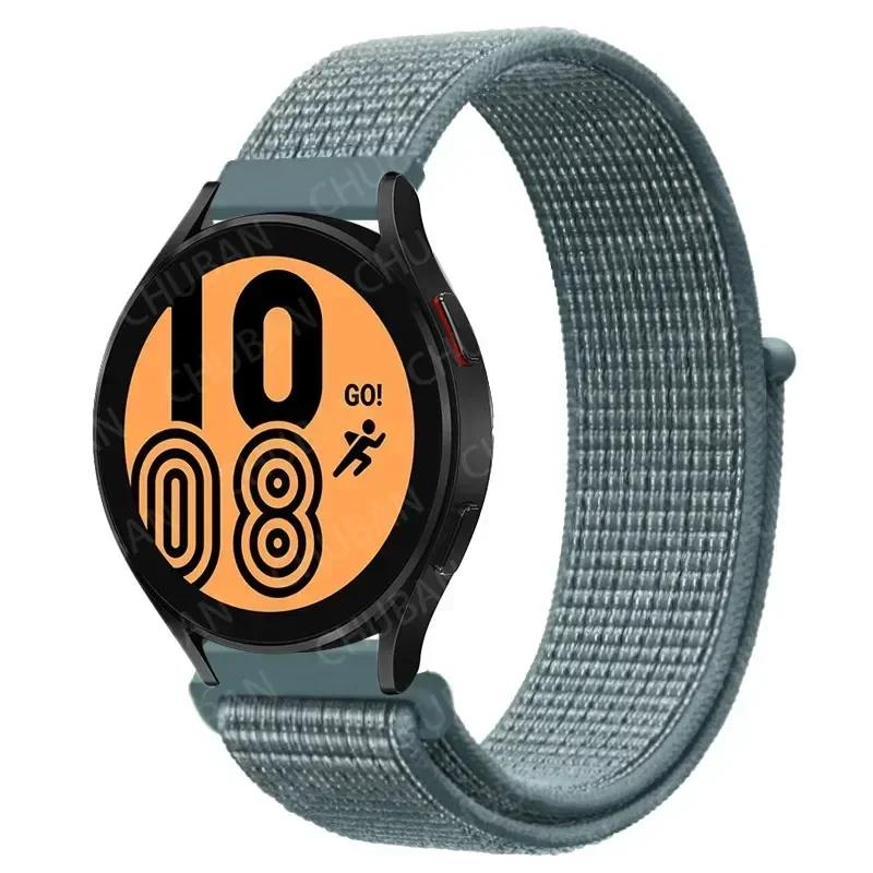 20mm/22mm Nylon Loop For Samsung Galaxy Watch 7/6/4/Classic/3/5/pro/Active 2 Sport Breathable Band Huawei Watch GT 4-3-2e Strap