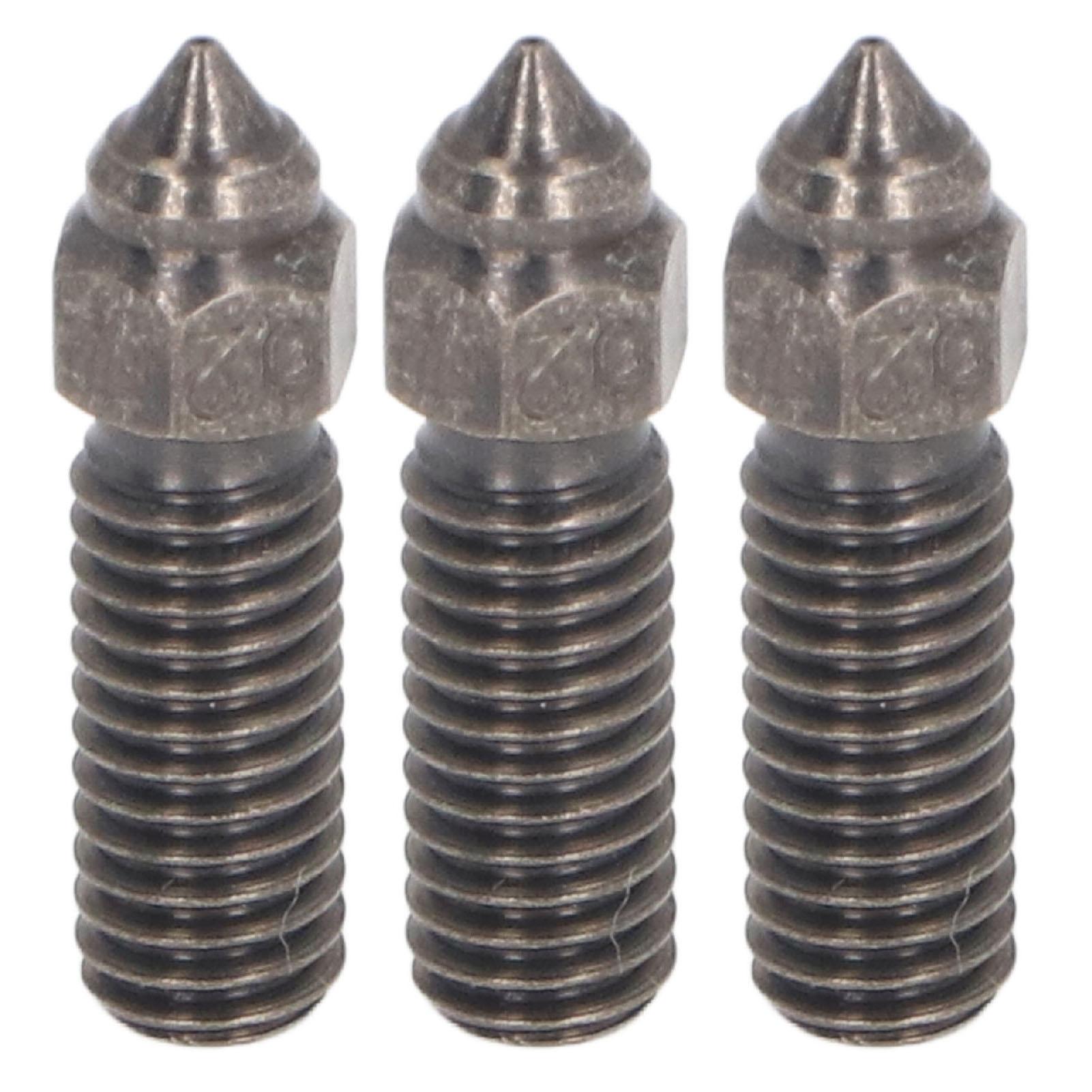 

3 шт. Насадка из закаленной стали 1,75 мм 0,4 мм M6 Насадка для 3D-принтера для K1 K1 Maximum для Anycubic Vyper