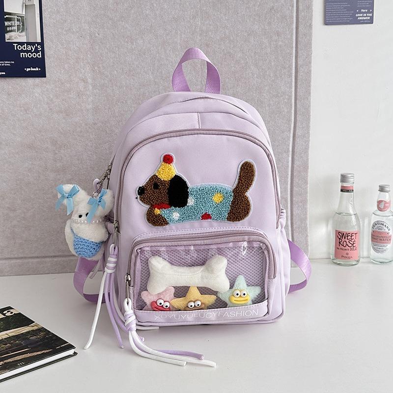 Backpack Girls Junior High School High School Niche Transparent Large Capacity Backpack Travel School Bag