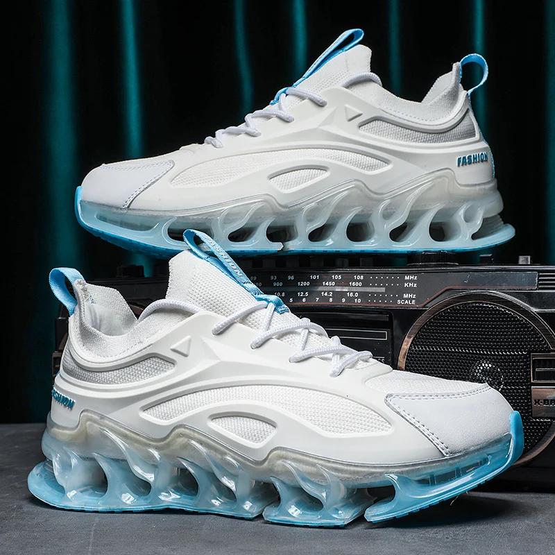 Sneaker für Herren Modische Leichte Herrenschuhe Bequeme Lauf-Freizeit-Sportschuhe Trendige Herrenschuhe Zapatillas Hombre