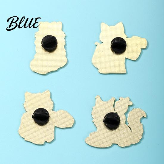Enamel Animal Brooch Cartoon Red Wine Cat Brooch Kitten Lapel Themed Jewelry Pin Jackets Backpacks Clothes Decorative Accessory for Women Men Pin
