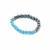 Turquoise Magnetic Bracelet With Faceted Crystal Gemstone