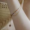 MERRYMOTIVE [2way] Colorful double chain surgical bracelet/anklet