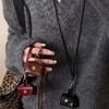 Leather Headphone Bag Gifts Women Necklace New Long Sweater Chain  Women