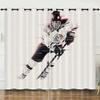 Ice And Snow Sports Ice Hockey Curling 3D Digital Printing Curtain Blackout Punching