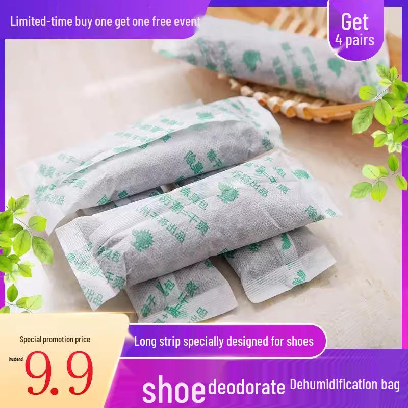 Universal Bamboo Charcoal Deodorizing Packets for Bags, Shoes, Cabinets, and Clothes