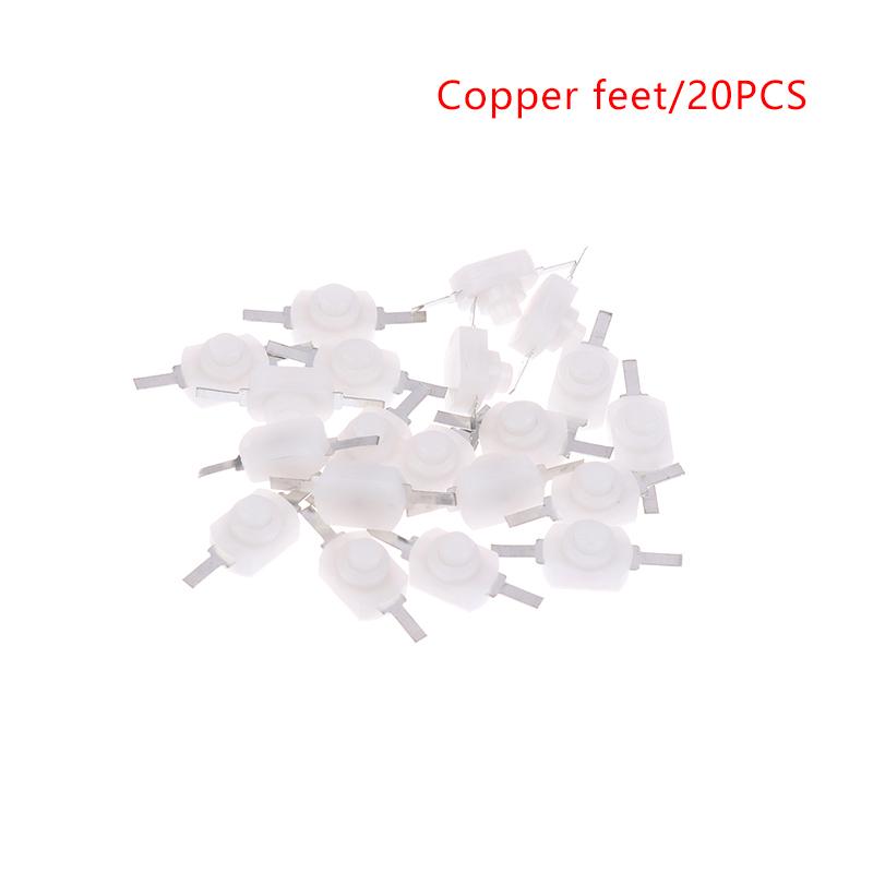 1208Yd 1288Bm Mini Druckschalter Selbstverriegelnder Schalter Rastender Ein/Aus-Schalter Mikroschalter für Elektrische Taschenlampe