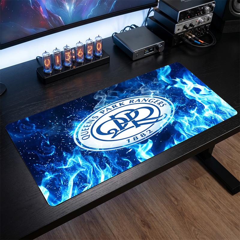 Queens Park Rangers Football Print Large Mouse Pad, Anti-Slip Extended Gaming Desk Mat for Office Home