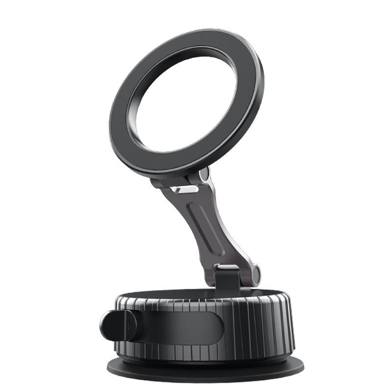 

360° Foldable Magnetic Car Phone Holder with Suction Cup чёрный