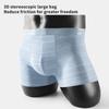 MiiOW 3 Pezzi Intimo da Uomo Intimo Antibatterico in Grafene Intimo in Cotone Morbido e Confortevole Intimo con Angolo Piatto L-5XL