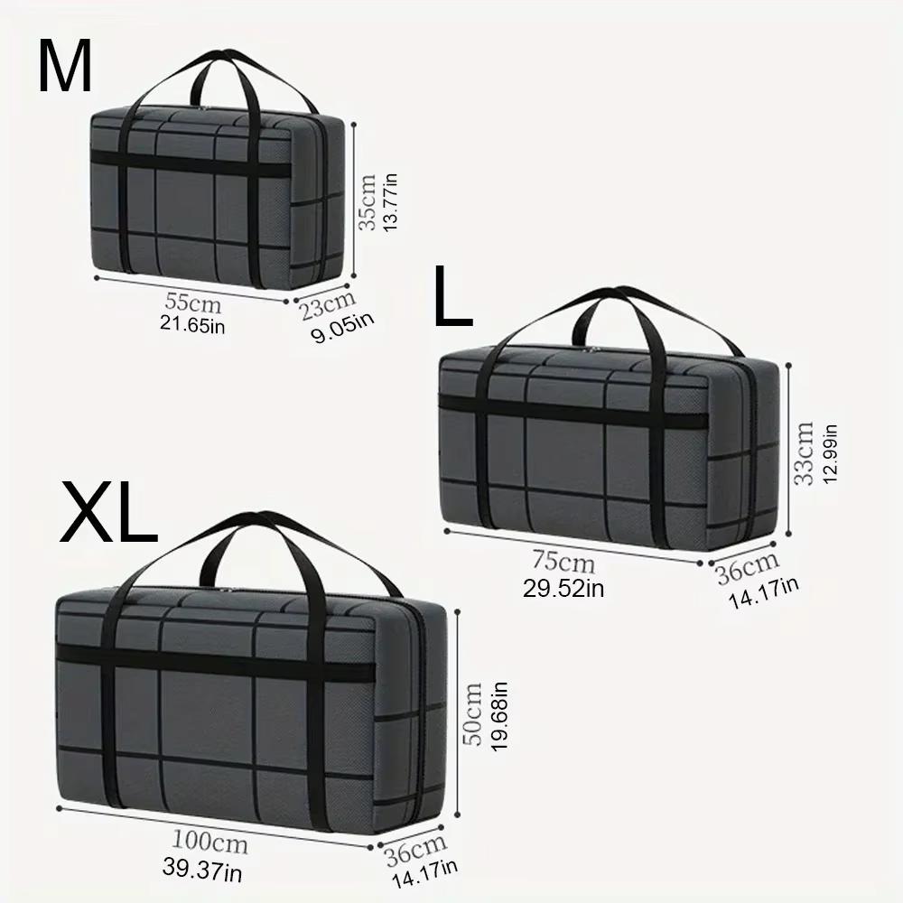 XL Heavy Duty Large Moving Bags Backpack Strap Strong Handles Zippers Big Totes For Space Saving College Dorm Traveling