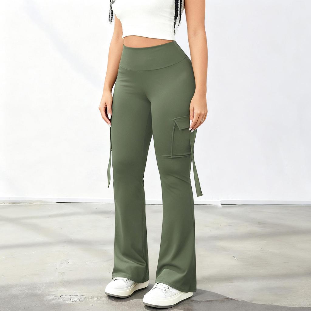 Women's Yoga Pants Casual Pants Slacks With Pockets High Waist