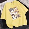 Letnie T-shirty Damskie z Krótkim Rękawem Nowe z Nadrukiem 3D Nowe Streetowe Topy Gorąca Wyprzedaż Letnie Damskie Koszulki Zestaw dla Pary