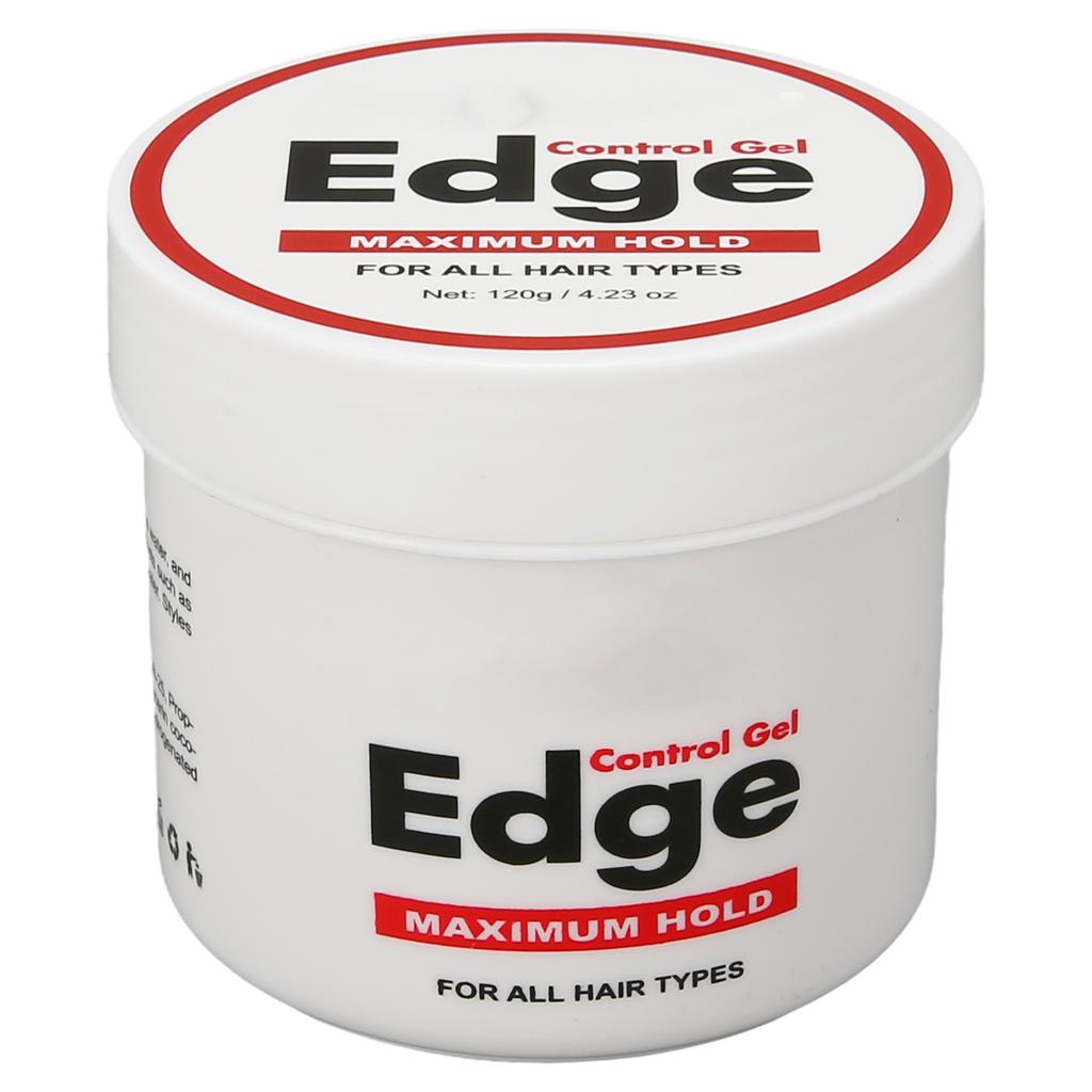 Edge Control Gel 120g Edge Control Smoother Strong Hold Non Greasy Organic Ingredients Edge Control Wax for Women Hair