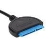 High Speed Transmission SATAs To USB Adapter Easy Installation 25cm Length Hard Drive Reader Plug and Play SATAs To USB Cable