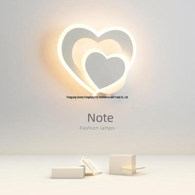 Lampe murale LED Moderne en Forme de Cœur 2025 pour Chambre à Coucher & Salon