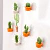 Novelty Refrigerator Succulent Fridge Magnets Message Sticker Home Decoration Cactus
