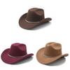 Wool Felt Jazz Hat For Men And Women With Wide Brim Sun Protection For Summer Fashion