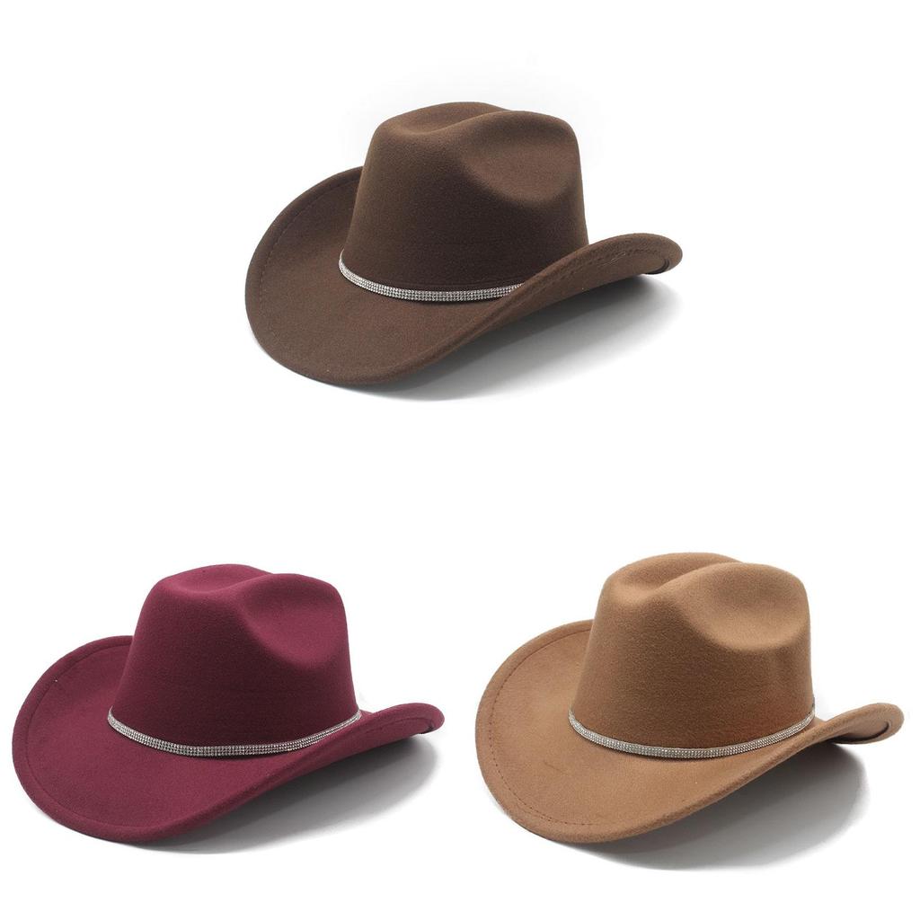Wool Felt Jazz Hat For Men And Women With Wide Brim Sun Protection For Summer Fashion