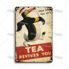 Rusty Coffee Metal Poster Decorative Plate Classic Tea Metal Signs Home Bar Cafe Wall Decor Signs Old Metal Plaque Wall Plate