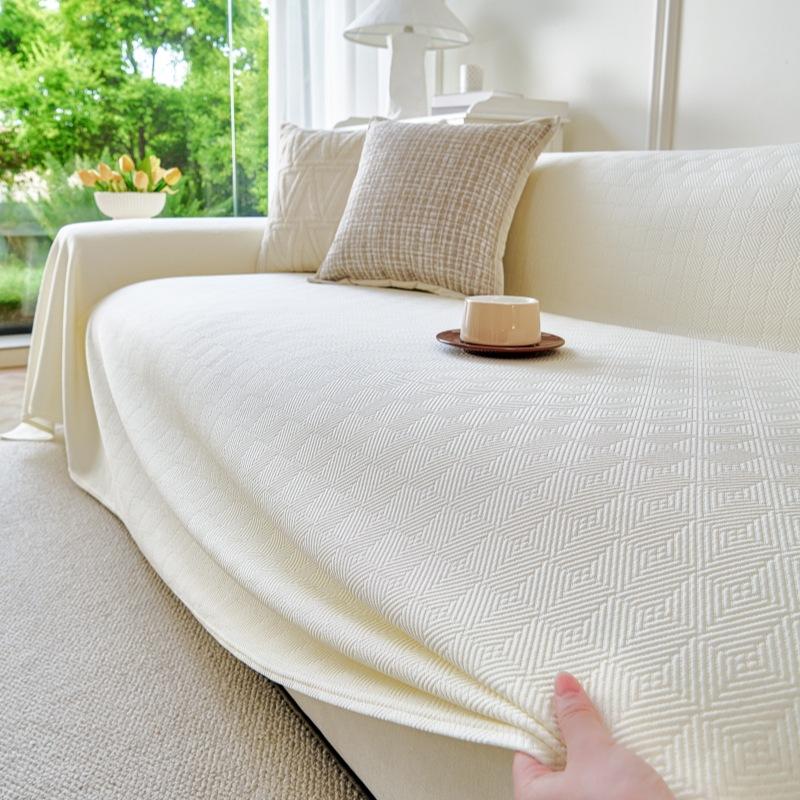 Sommer Kühl Sofabezug Eis Seide Rutschfest Sofa Überwurf Kissen Schutzhülle Rutschfeste Sofamatte