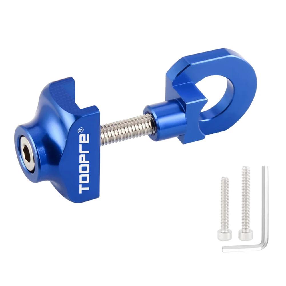 Bicycle Chain Adjuster Aluminum Alloy Bike Chain Tensioner Bicycle Chain Fastener for Single Speed Bicycle