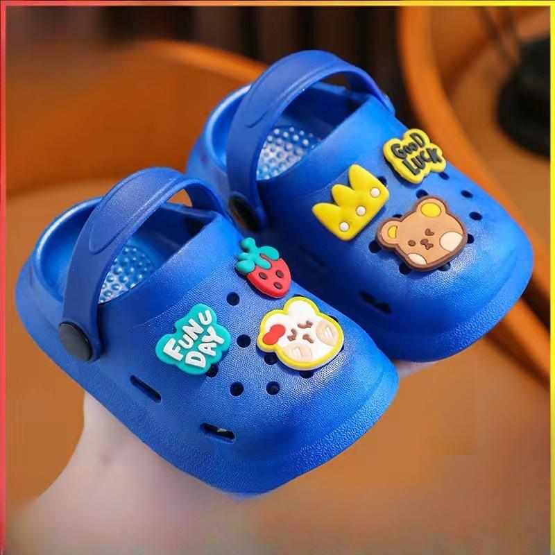 

Slippers, Girls Shoes, Soft-bottomed Anti-slip Boys Sandals 20-21 синій