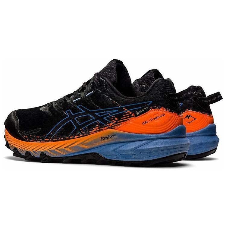 ASICS Gel Trabuco 10 Gore Tex Black Blue Harmony Orange 1011B328-002