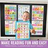 Sound Wall Classroom Phonics Posters - Syllable Types Posters For Classroom Decor, Long and Short Vowel Sounds Chart, Digraphs and Blends Poster, 9