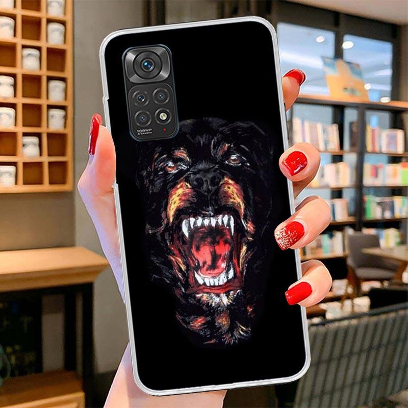 Rottweiler Dog Cover Phone Case For Xiaomi Redmi Note 15 14 13 12 11 10 Pro Plus 14S 12S 11S 11T 11E 10S Soft Fundas Shell Redmi