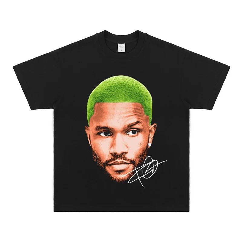 2025 Frank Ocean Rapper Hip Hop Blond Short Sleeve T-Shirt Men Cotton Streetwear Summer Women Fashion T Shirt Clothing Fans Gift