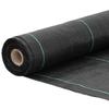 VidaXL Black Weed Control Membrane 1.5x25 M PP, Weed Barrier Fabric, Weed Control Membrane 4005152