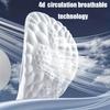 1 Pair of 4D Sports Insoles, High Elastic Soles, Soft and Breathable Shock-absorbing Cushioning Running Insoles