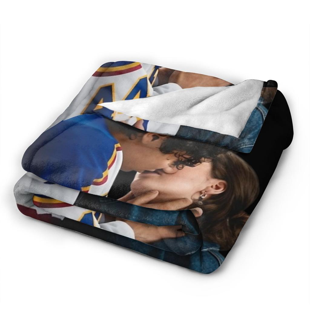Off Campus Hockey, Briar U Garrett Grahams & Hannah Blankets Coral Fleece Plush Lightweight Thin Throw Blanket Bed Rug