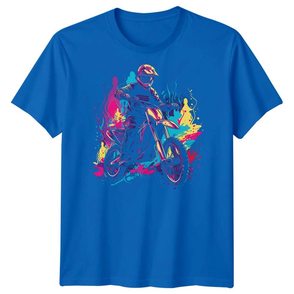 Motocross Rider Dirt Bike Sports Unisexs TShirt Extreme Action