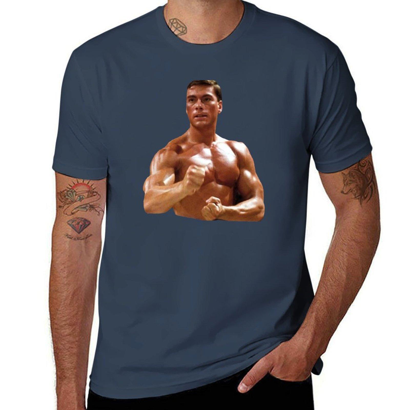 Jeanclaude Van Damme Tshirt Comfortable Workout Short Sleeve Shirt S