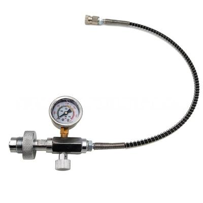 1 bucată Adaptor Valve de Umplere pentru Stație de Umplere cu Aer pentru Scufundări Din G5/8 Încărcare Hpa 6000Psi/400Bar Oțel Inoxidabil Cu Furtun de 50Cm