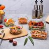 LocknLock 5-Piece Borosilicate Glass Food Storage Container Set