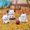 Cute Resin Bichon Frise Dog Statue Ideal For Succulent Planter Decorations And Crafts