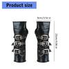 Punk Motorcycling Gloves with Metal Buckles Fastening Soft Arm Sleeves Fingerless Gloves for Women Night Club Dancing