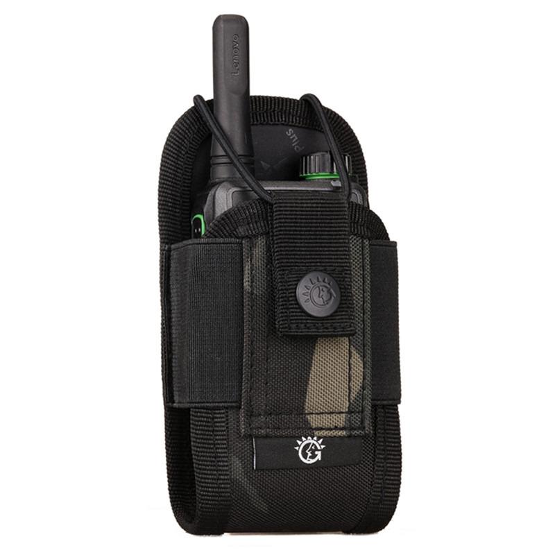 1000D Nylon Molle Pouch Radio Walkie Talkie Holder Bag Belt Pack Hunting Accessories Magazine Pouch Outdoor Airsoft Equipment