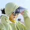 Summer Sun Protection Hat Female UV Protection Outdoor Bicycle Face Sun Hat Travel Sun Protection Clothing Shawl
