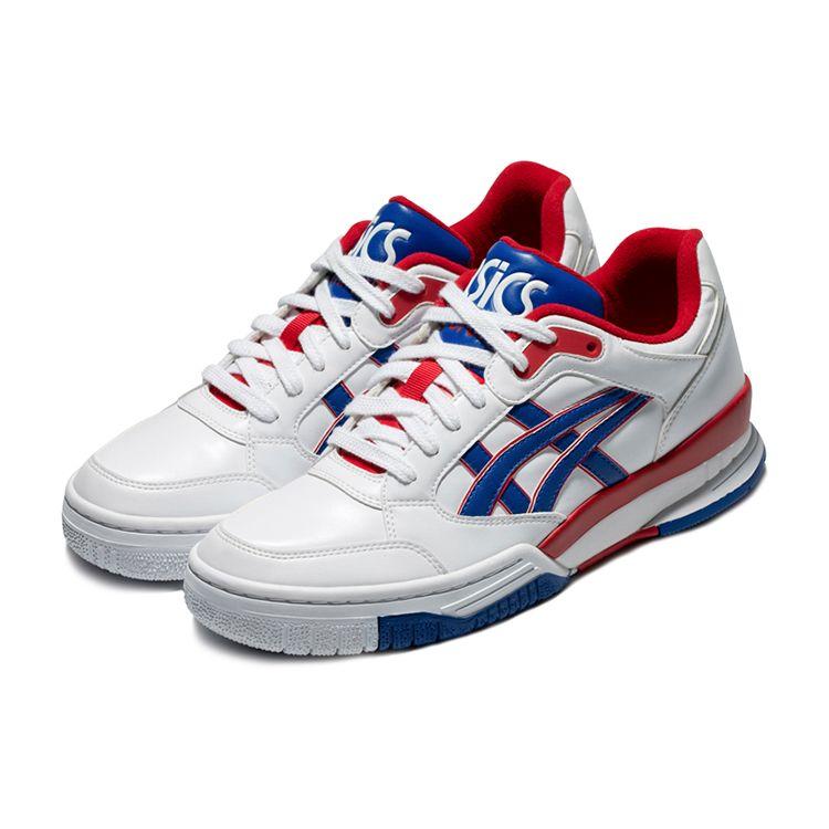 Asics Gel-Spotlyte Low Og Synthetic Leather Low-Top Retro Basketball Shoes Unisex Sneaker White Blue 1203A232-100