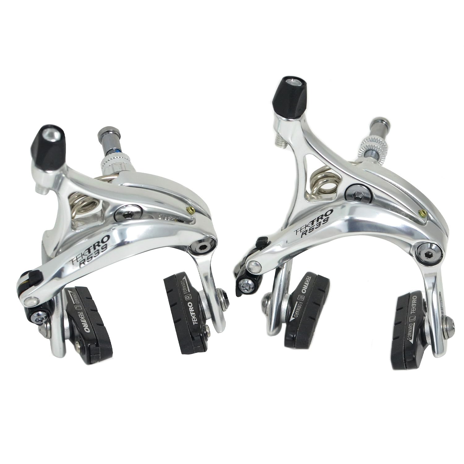 

TEKTRO R539 Caliper Brake Set with QR Recessed 47-59mm Mount, Silver, ST1415-S