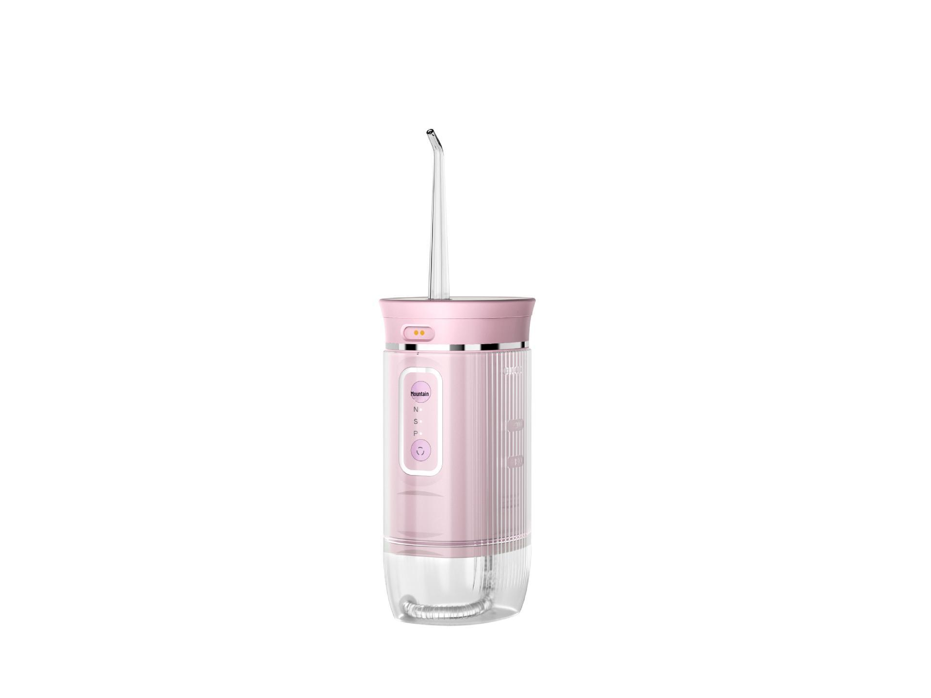 Portable Ultrasonic Electric Water Flosser & Toothbrush: Tartar Removal розовый