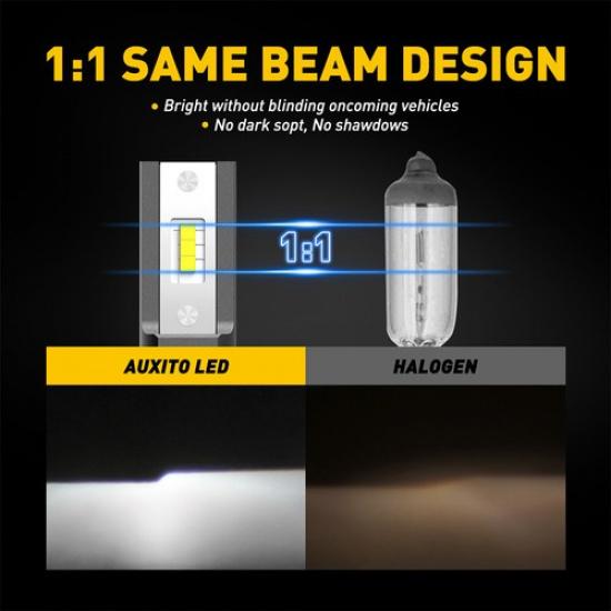For VW Tiguan 2007-2018 H7 Super White 55w Headlight LED Bulbs 501 Upgrade Set